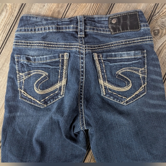 Silver Suki Fluid Denim Capris Size 26 - Picture 5 of 10